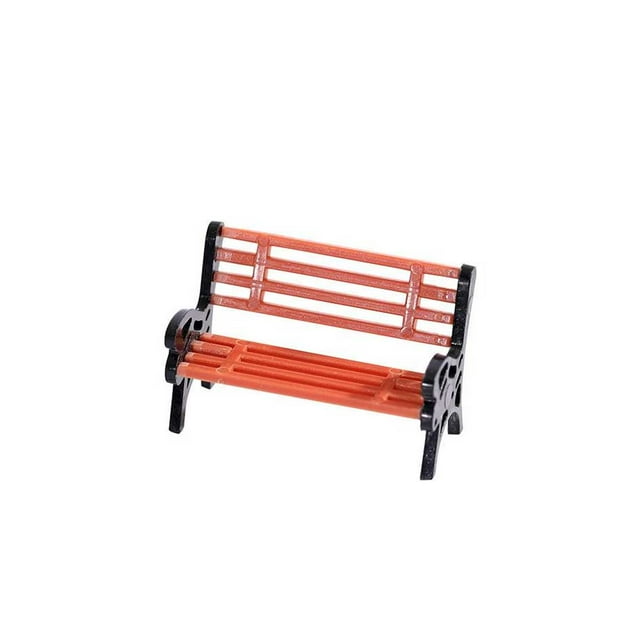 ziyahi Miniature Chair Mini Desk Space Saving Festival Accessories Entertainment Fine Workmanship Compact Size Doll Bench DIY Prop Small As shown Small
