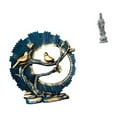 thumbnail image 6 of Sculpture Figurine Knick Knack Resin Craftwork Romantic Gift for Couples Living Room Bookshelf Desk, 6 of 8