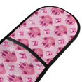 thumbnail image 2 of Dailycode Double Sided Oven Mitt with Loop Heat Resistant Kitchen Long Potholders 7" x 35" Cat Paw and Gem, 2 of 6