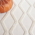 thumbnail image 6 of SAFAVIEH Marrakesh Ian Diamond Polyester Area Rug, Ivory/Ivory, 9' x 12', 6 of 8