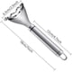 thumbnail image 5 of Stainless Steel Corn Peeler, 2 Pcs Magic Corn Peeler Stripper, Corn Cob Peeler Corn Remover Corn Kerneler with Stainless Steel Blades and Ergonomic Ha, 5 of 5