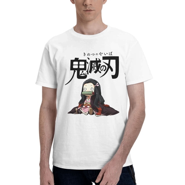 Camiseta de Manga Corta para Hombres Kimetsu no Yaiba