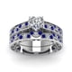 thumbnail image 1 of Anillo brillante Moissanite Boda Anillo nupcial Promesa eterna Anillo elegante Wmkox8yii fajkfhkj2976, 1 of 3