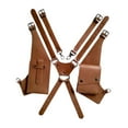 thumbnail image 4 of Bolso bandolera estilo steampunk Yinane Amarillo terroso, 4 of 8