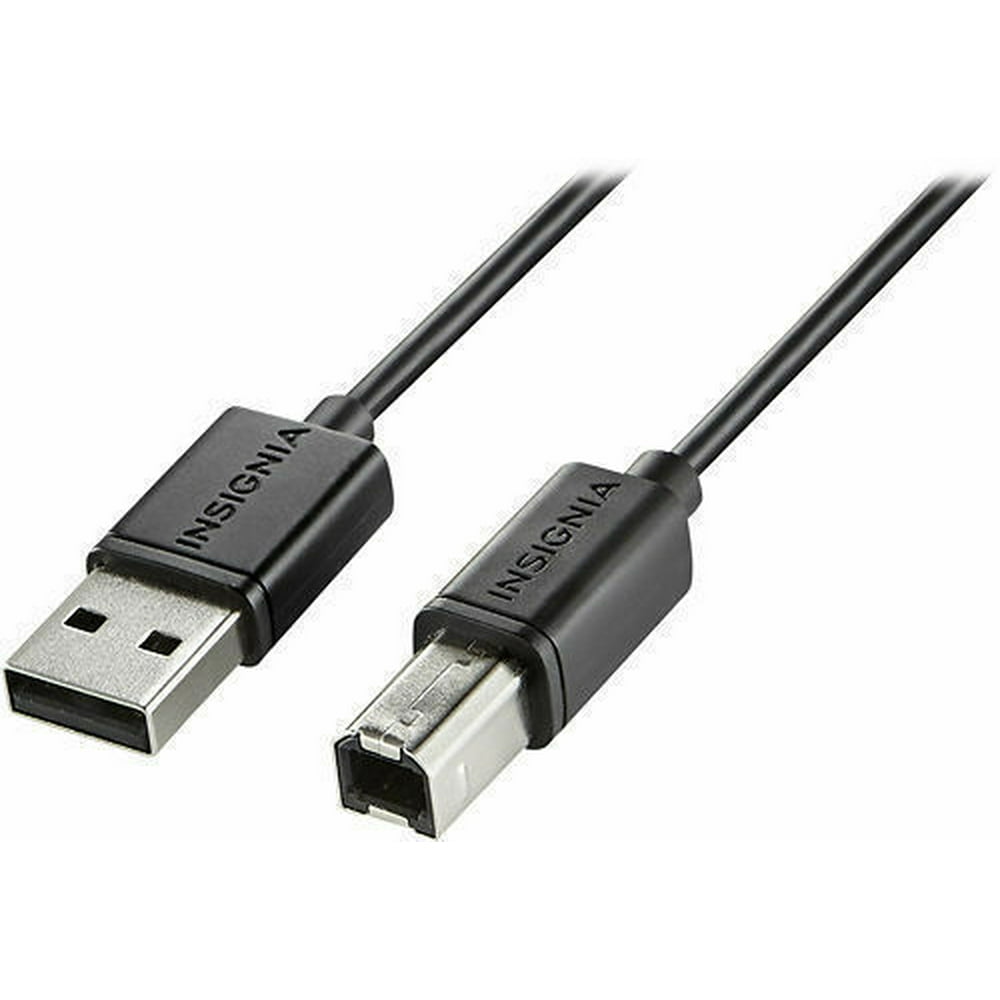 6' USB 2.0 AMaletoBMale Cable Black NSPU065AB