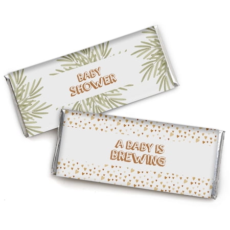 InkdotpotChocolate Bar Wrapper LabelsForBaby ShowerCloud & Balloons , Girl/BoyThemeChocolate Bar Wrapper Labels-Pack of 30 PCS(No Candy)