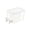 White, variant on 3L Dual-Chamber Drink Dispenser with Two Faucets & Filter, Ice Beverage Maker with Lemon Juice Container (Lid Included), for Parties, Fridge, Hot/Cold Tea, Lemonade & Juice