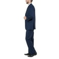thumbnail image 3 of Julinie Mens Suit 3-Piece Solid Suit Set with Jacket, Vest, and Dress Pants - Modern Fit, 3 of 3
