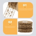 thumbnail image 4 of Shisuyan 1 Roll of Wrapping Hemp Rope Gift Packing Hemp Belt Hollow Manual DIY Rope, 4 of 8