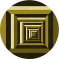 thumbnail image 1 of Ahgly Company Machine Washable Indoor Round Transitional Caramel Brown Area Rugs, 5' Round, 1 of 7