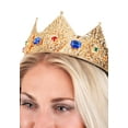thumbnail image 2 of Gold Ladies Pointed Crown Adjustable 3", 2 of 5