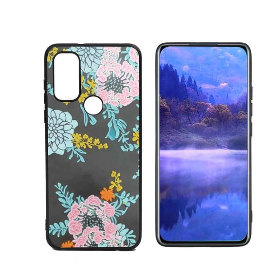 Compatible with Motorola Moto G Pure Phone Case, Floral-1 Case Men Women, Flexible Silicone Shockproof Case for Motorola Moto G Pure