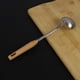 thumbnail image 5 of Cucharón de sopa Unique Bargains acero Inoxidable Mango madera Diseño Restaurante cocina tono Plateado, 5 of 7