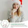 thumbnail image 4 of Gymnture 1Pc Christmas Theme Bracelet Lovely Alloy Jewelry Decor Women Xmas Wrist Chain, 4 of 10