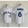 thumbnail image 1 of Nueva Camiseta De Béisbol Cardigan Blue Jays Baseball #6 Manoah Summer Sportswear White-Xl(48), 1 of 2