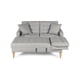 thumbnail image 4 of Sala Modular Reversible De Lino Gris Claro Modelo Donato, 4 of 11