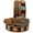 Tan Floral Buckle, variant on 43-44  Men's Western Rodeo Heavy Duty Beaded Full-Grain Leather Belt 26RT10A