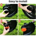 thumbnail image 5 of AF-100,8 Pack Compatible with Black+Decker, AF-100 0.065" String Refill 240ft Automatic Feed String Trimmer Replacement Spool Line for Black&Decker(5 Spool+3 Cap+3 Spring), 5 of 6