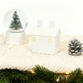 thumbnail image 4 of Christmas Village Houses,1PCS Ceramic Christmas Village Houses,Xmas Street Lamp DIY Xmas Village Houses Figurine for Tabletop Mantle Decor(#001), 4 of 6
