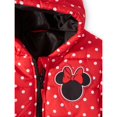 thumbnail image 2 of Disney Minnie Mouse Puffer Jacket Coat (Toddler Girls), 2 of 4