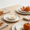 thumbnail image 6 of MMJ Maple Leaf Shaped Candle Holder Ceramic European Style 6.69in Tabletop Aromatherapy Tray Fall Thanksgiving Decor, 6 of 6