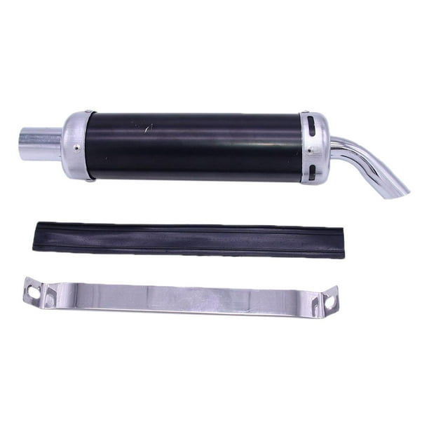 Tubo de Silenciador de Carreras de Motocicletas shamjiam 32 Mm Deslizable Negro