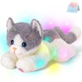 thumbnail image 1 of Gatito de peluche Houwsbaby, gris, iluminado, 38 cm, 1 of 5