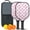 Pioneer Flower Floral-2, variant on Pickleball Paddles Set,Pioneer Flower Floral Print Pattern Fiberglass Surface Pickleball Racket Set with 2 Indoor Outdoor Pickleball Balls and Pickleball Bag,Pickle-ball Equipment