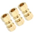 thumbnail image 1 of 3Pcs Compression Tube Pipe Fittings, 1/2" Compression Union Connector Adapter, 1 of 6