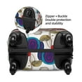 thumbnail image 4 of Haiem Colorful Mushrooms (2) Luggage Cover Printed Suitcase Covers for Luggage Elastic Washable Suitcase Protector Fits 18-32 Inch Luggage-Large, 4 of 9