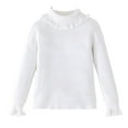 thumbnail image 2 of Bnwani Long Sleeve Toddler T Shirt Cotton White Crew Neck Casual Fashion Printed Tops 3-4t, 2 of 3