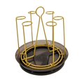 thumbnail image 3 of Soporte para secar tazas Strade Fareast Limited organizador de tazas con bandeja de drenaje oro, 3 of 8