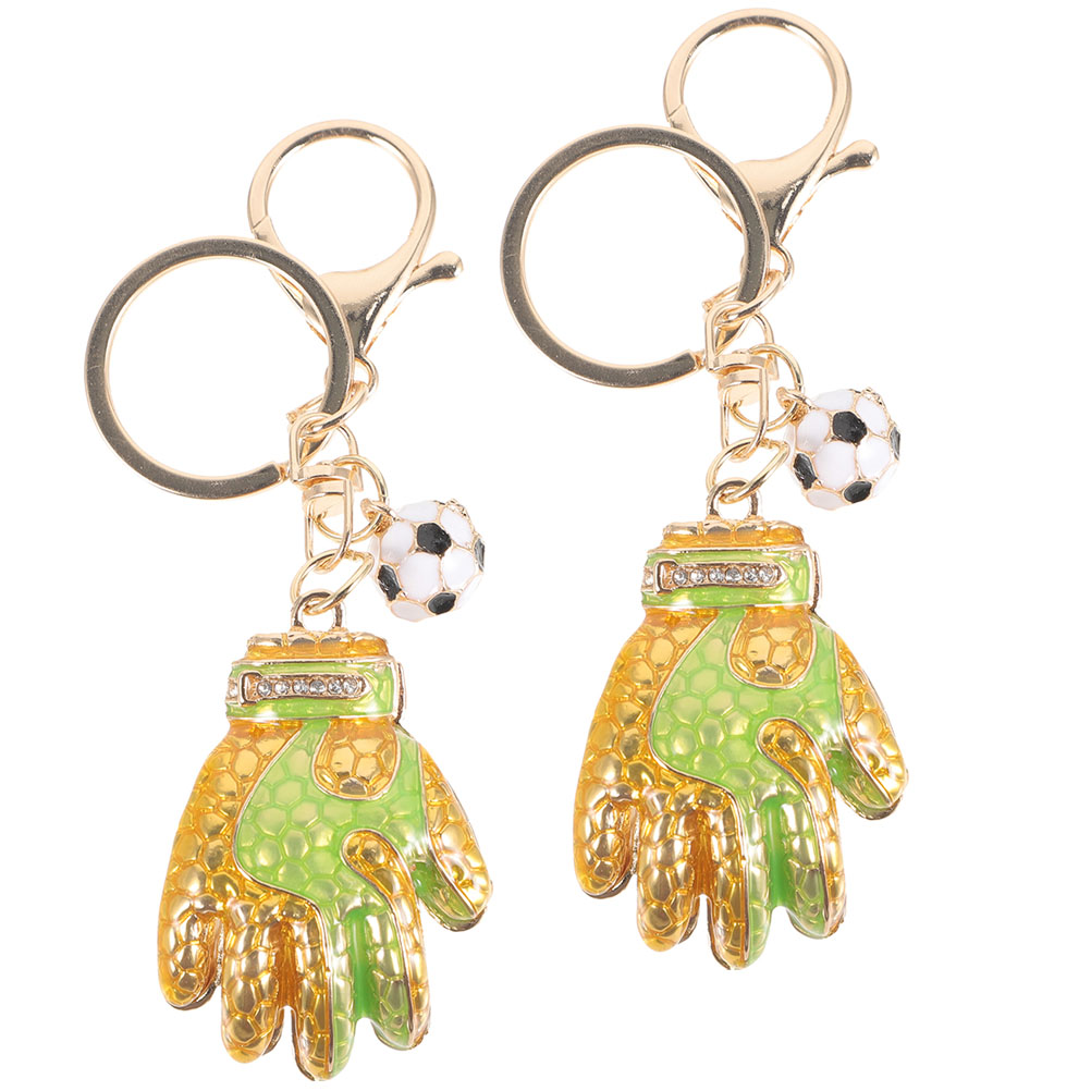 Schoolbag Ring Set of 2 Key Car Gloves Chain for Fob Hook Hooks Keychain Hanging Backpack