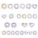thumbnail image 5 of Qarigey Anillos para pezones, adornos para el cuerpo a la moda, falso cómodo, joyas pedantes resistentes al desgaste para vestirse Ropa, zapatos y accesorios Miscelánea Como se muestra 8 piezas, 5 of 6