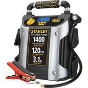 Braun J7C09D Digital Portable Power Station Jump Starter: 1400/700 Instant Amps, 120 PSI Air Compressor, 3.1A USB Ports, Battery Clamps