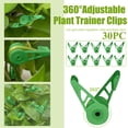 thumbnail image 2 of Plant Clips, 30Pc 360° Adjustable Plant Trainer Clips Plant Support Clips Flower Vine Clips Garden Plant Clips, Rattan Clip, 2 of 9
