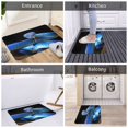 thumbnail image 4 of Salouo Blue Viper Snake 2 Pattern Outdoor Indoor Sturdy Doormats 16’’×24’’, Anti Fatigue Soft Flannel Thick Door Mat,Non-Slip Rectangle Rug Cushion, 4 of 7
