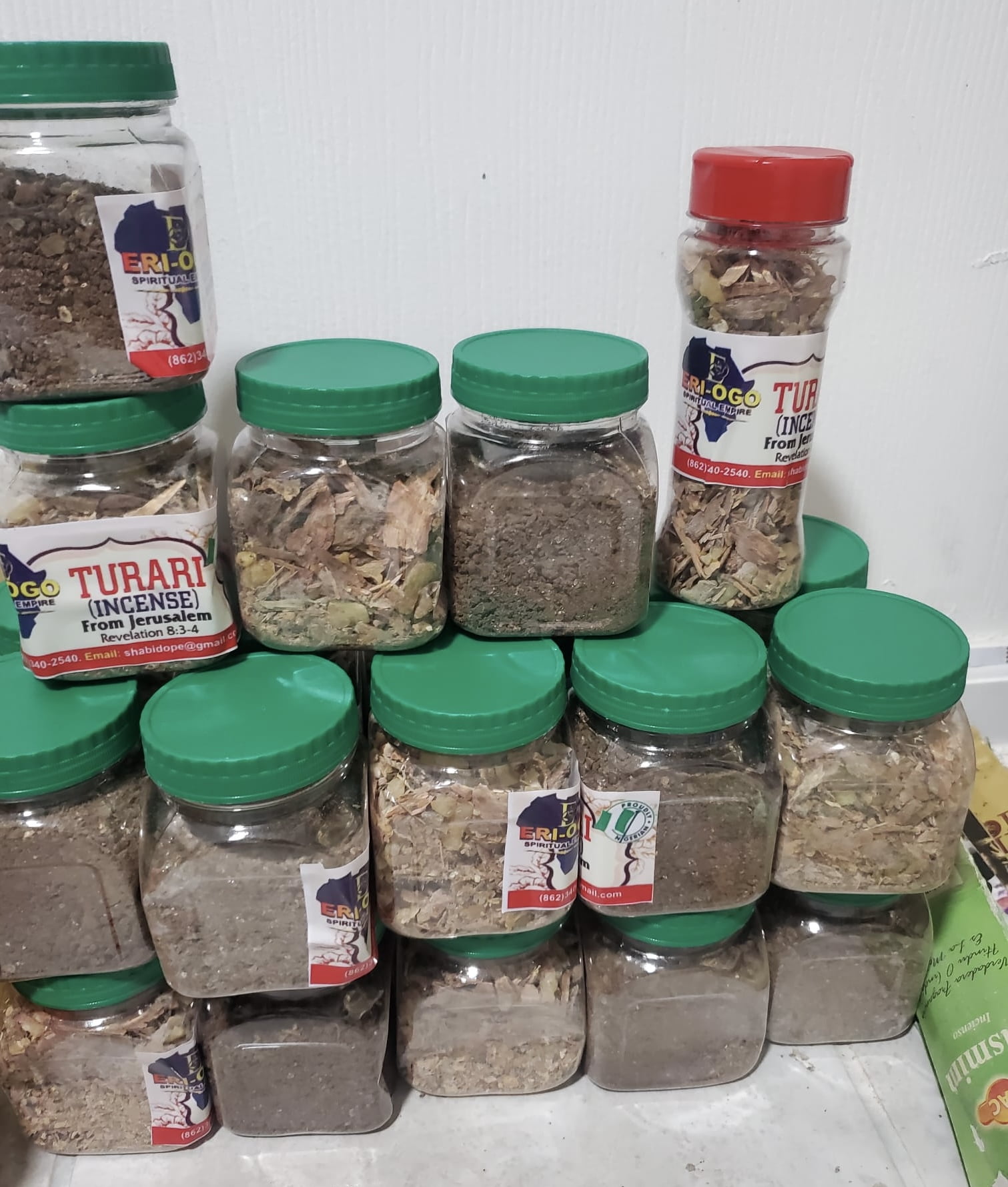 Turari incense celestial church of Christ Cherubim and Seraphim church Ijo mimo ijo aladura Imeko Agelu Jerusalem 250ml