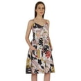 thumbnail image 3 of Moomaya Printed Adjustable Spaghetti Strap Dress For Women Summer Midi Dress with Pockets, 3 of 7