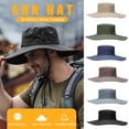 thumbnail image 4 of AREALER Sun Hat Wide Brim UV Protection Foldable Bucket Hat for Fishing Hiking Camping 12CM Brim, 4 of 7