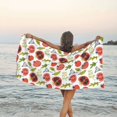 thumbnail image 5 of KLL Tomatoes Microfiber Beach Towel Fast Drying,Extra Large 31.5"x63" Sand Free Beach Towel Super Lightweight Towels, 5 of 5
