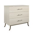 thumbnail image 1 of Commode Monarch Hill Clementine blanche à 3 tiroirs, 1 of 9