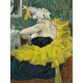 thumbnail image 3 of Toulouse-Lautrec, Henri de 19x24 Black Modern Framed Museum Art Print Titled - The Clown Cha-U-Kao, 3 of 5