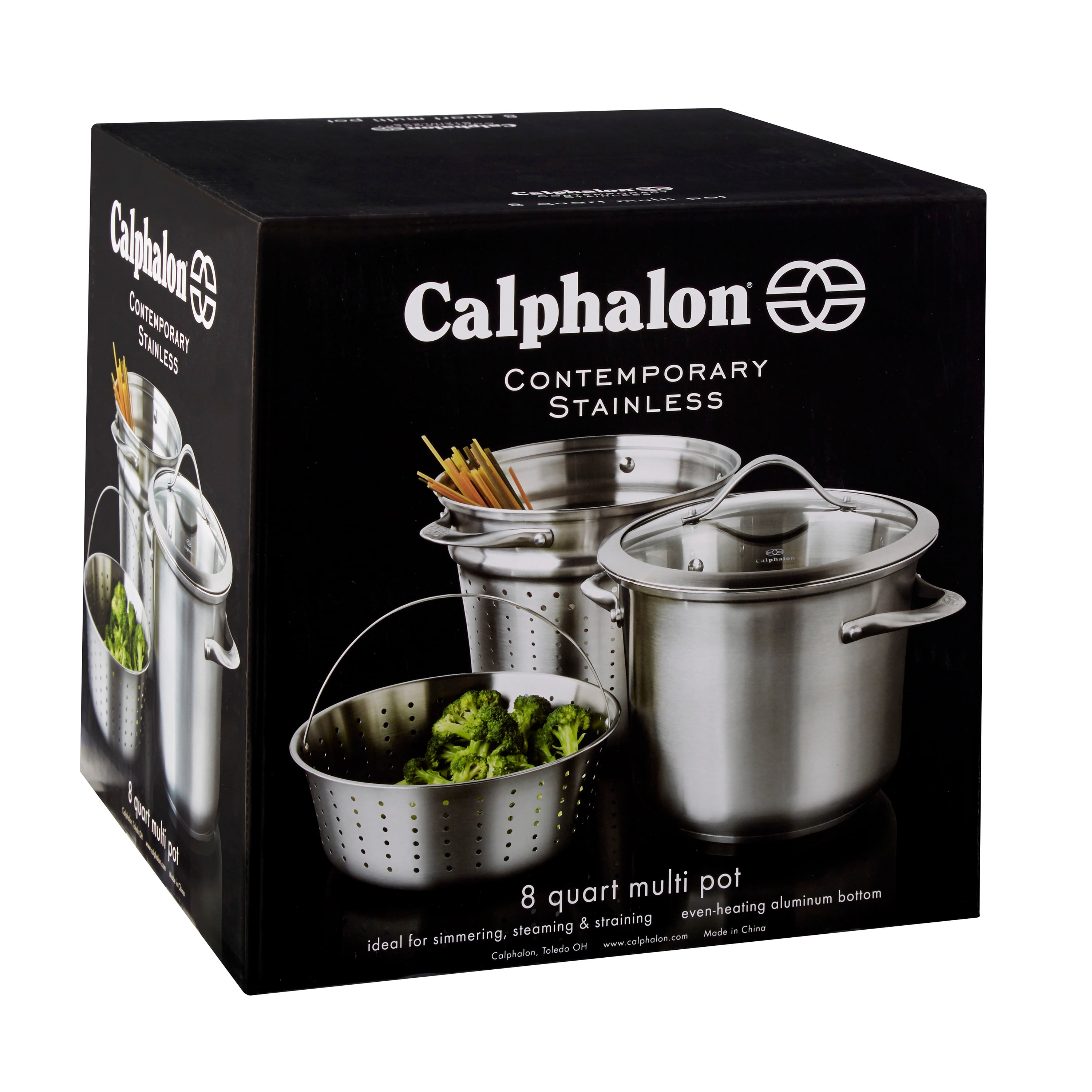 Calphalon Simply Calphalon 2-Quart Small Stainless-Steel Double Boiler –  Capital Books and Wellness