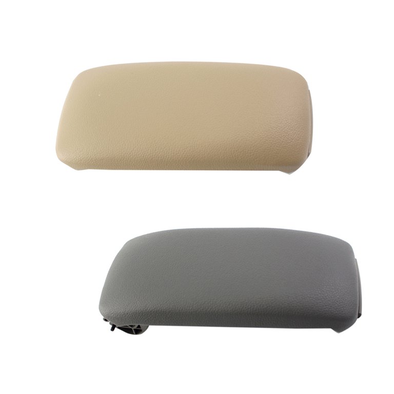 Center Armrest Cover For Audi A3 8P (2003-2012) - Black Leather Lid Replacement