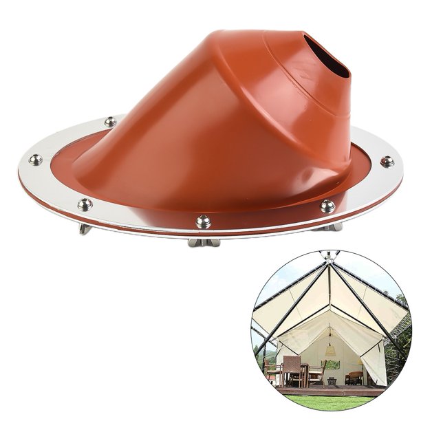 Leke 45° Angle Bell Tent Stove Flashing Kits Wood Burner Flue Shed