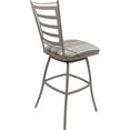thumbnail image 3 of Set of 3 Outdoor Indoor Swivel Bar Stools - Jenna Armless - White Fabric - Beige, 3 of 4