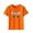 Orange, variant on JoyHoop Girls Short Sleeve T-Shirt Summer Children'S Top Loose Fashion Short Sleeves Clothes Kids Clothes