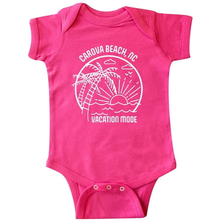 

Inktastic Summer Vacation Mode Carova Beach North Carolina Gift Baby Boy or Baby Girl Bodysuit