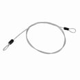 thumbnail image 1 of Deportes De Ciclismo Cable De Seguridad Interno, De Alambre Y De Plástico Externo Securite 2m Extremo De Acero Seguridad Cable De Bucle Bicicleta Scooter Candado Plata, 1 of 7